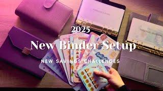 2025 New Binder Set Up | New Saving Challenges | Organise My Binders | Cash Stuffing System UK