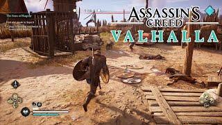 Assassin's Creed Valhalla Gameplay Double Shield Combat, Clearing Tonnastadir (AC Valhalla Gameplay)
