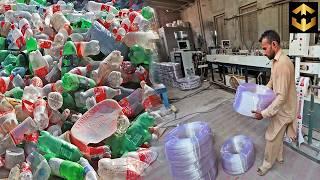 How Gas Pipe are made from Million Waste Plastic Bottles | Amazing Recycling Mass Production