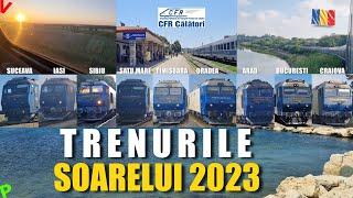 Calatorie la mare cu toate trenurile CFR Calatori | Trenurile Soarelui 2023