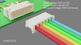 A1501 ZH1.5 Wire to board connector 1.5mm Pitch 2pin to 16 pin SMT DIP connector