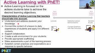 ACTIVITY DESIGN WITH PHET - DTW PHET STEM TEACHERS WORHSHOP 5   (14th April 2024)