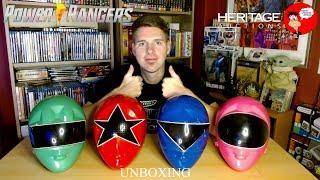 Heritage Auction Power Rangers Zeo 4 Originale Action Helme 1996 Unboxing (German/Deutsch)