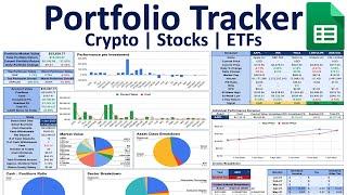 Build Your Own Portfolio Tracker | Crypto, Stocks, & ETFs All In One Place!