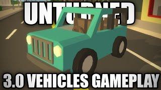 Unturned: 3.0 VEHICLES GAMEPLAY! (250mph Jeeps)