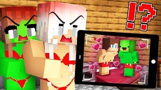 Mikey and JJ GIRL Prank Mikey and JJ by HIDDEN CAMERA in Minecraft ! - Maizen