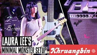 Laura Lee's Monster Minimal Khruangbin Bass Rig