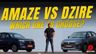 Amaze or Dzire - Which One Is Right For You? | Detailed Comparison | Motoroids