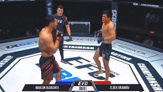 Мавлон Юлдашев vs Элбек ураимов   бой за пояс  // EFC 52 BISHKEK