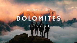 10 Days hiking in the Dolomites - Alta Via 1