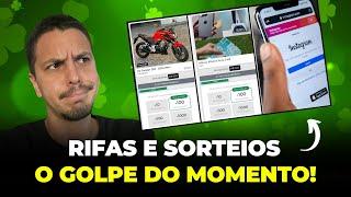 GOLPE dos SORTEIOS e RIFAS do Instagram | Saiba como eles ENGANAM os seguidores