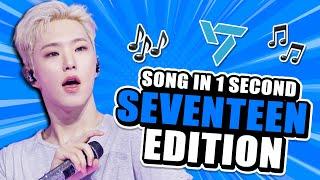 SONG IN 1 SEC #9: SEVENTEEN EDITION #2 | KPOP QUIZ