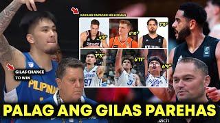 Palag ang Gilas Chance to Win! Kai Sotto Junemar Japeth parehasan VS Bigs ng Kalaban may Laban para