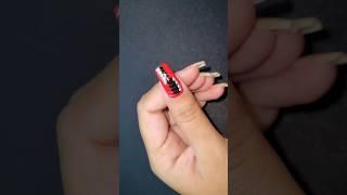 Nailart using Safety pin  #nailart #naildesign #shortsvideo