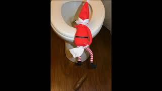 Elfie being bad around the house!   (Elves Behavin Badly)