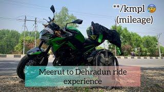 Meerut to Dehradun ride experience on Superbike - #kawasakiz900