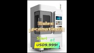 Only $9999! Own a small CNC machining center which can cut steel easily for your workshop business!