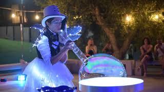 CLOCKWORK BUBBLES - artisti di strada Puglia - Spettacolo di bolle