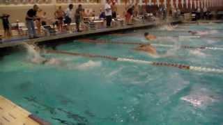 Papa 50 Fly, Lane 1. Got BRONZE! US Masters Swimming Zone Championship - Austin, TX 2013