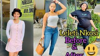 Hlala Phansi and check me before and after Throw back #vlog #Leletinkosi #throwback