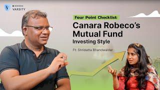 Investing style of Canara Robeco MF ft. Shridatta Bhandwaldar I Know Your Fund Manager Ep 4