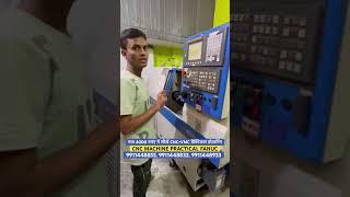 CNC MACHINE PRACTICAL FANUC #cnc #cnclathe #cncmachine #cncoperating #cncprogramming #vmc #cncbook