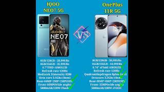 iQOO NEO7 VS OnePlus 11R #iqooneo7 #oneplus #oneplus11r #shorts#short