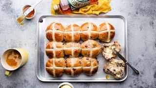 How to Make Chocolate Chip Hot Cross Buns