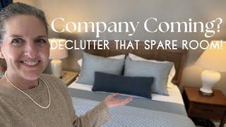 Guest Room Refresh! Declutter and Get Ready for The Holidays