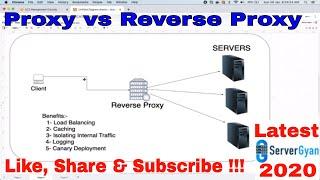 Proxy vs Reverse Proxy with example | proxy used for load balancing