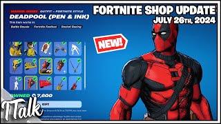 *NEW* DEADPOOL & WOLVERINE SKINS! Fortnite Item Shop [July 26th, 2024] (Fortnite Chapter 5)