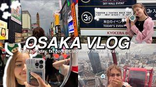 OSAKA VLOG  TXT ACT: SWEET MIRAGE, MY 23RD BIRTHDAY, & MY FIRST TIME IN JAPAN!!!