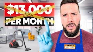 Making $3200/Week While Making My BIGGEST Cleaning Business Mistakes