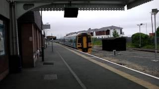 ATW Class 158 departing Pwllheli Station