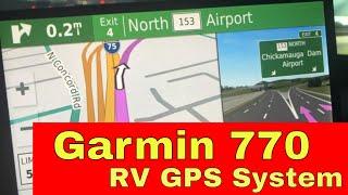 Garmin 770  - RV GPS System