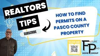 HOW TO FIND PERMITS ON A PASCO COUNTY PROPERTY