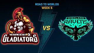 SMITE Pro League Road to Worlds Week 5 : Gilded Gladiators Vs Highland Ravens