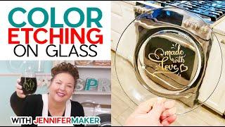 The BEST Color Etching on Glass - Three Different Methods Tested!