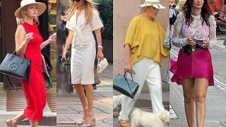 ITALIAN UNIQUE FASHION TRENDS SUMMER DRESSES 2024 | MILAN STREET STYLE