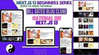 NEXT.js 13 Complete Tutorial (Part 1)
