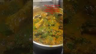 How we made fresh Oha soup as our ingredient landed in Canada. #shortsvideo #shorts #africanfood