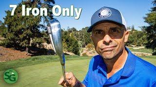 Playing Golf With Just a 7 Iron | Mr. Short Game One Club Challenge