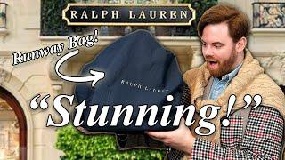 An Unbelievable Unboxing!   Runway Ralph Lauren Ricky Bag