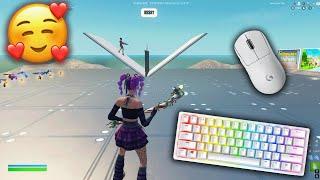 Chill ASMR 1v1 BUILD FIGHT Satisfying Fortnite Keyboard Sounds