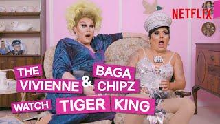 Drag Queens Baga Chipz and The Vivienne React To Tiger King | I Like To Watch UK Ep3