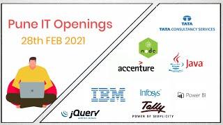 Pune IT Jobs | FRESHER & EXPERIENCE | Top Software Companies| Feb 2021