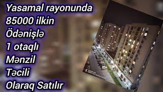 Yasamal midada 1 otaqlı mənzil 85000 ilkin ödənişlə satılır @EmlakciNomre1