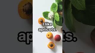 초간단영문장 [I like apricots] 영어공부 유아영어 초보영어 영어문장