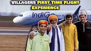 Villagers First Time Travelling In An Airplane ! Tribal People First Time In An Aeroplan