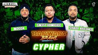 Bar Wars Brawl Cypher || Shady Ayeches, Swift Homicide & Mooda - Skeletons In The Closet